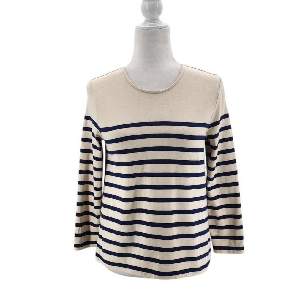 Sezane Mariniere Oscar Cotton Stripe Top Size Small